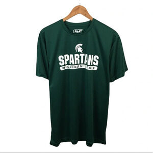 TS669 Mens E5 MICHIGAN State Spartans College Performance T Shirt XL